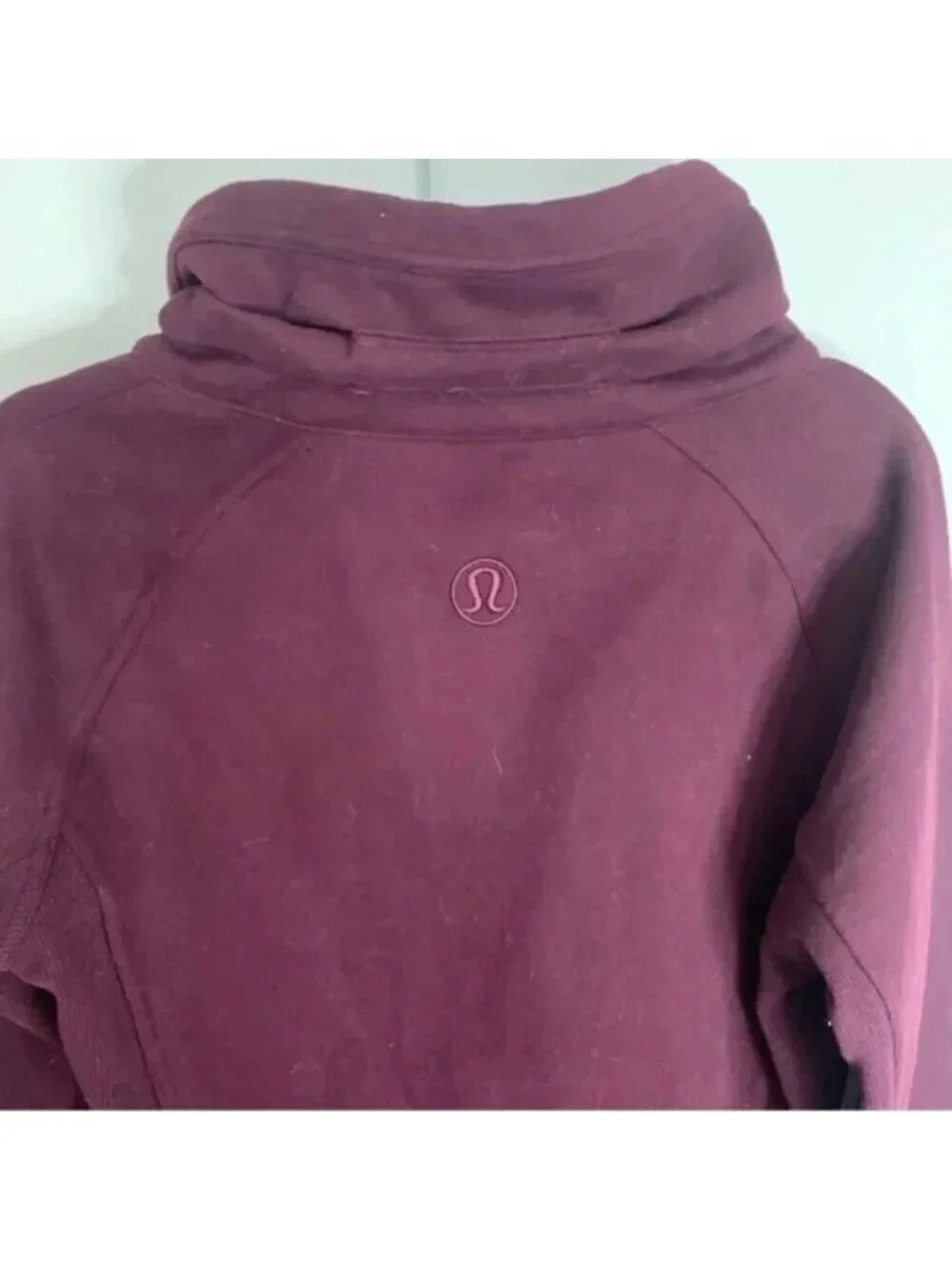 Lululemon Radiant Jacket II Cassis Athletic High Neck Cotton Fleece 10